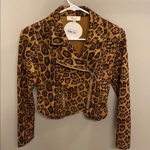 Awoo brand leopard print jacket